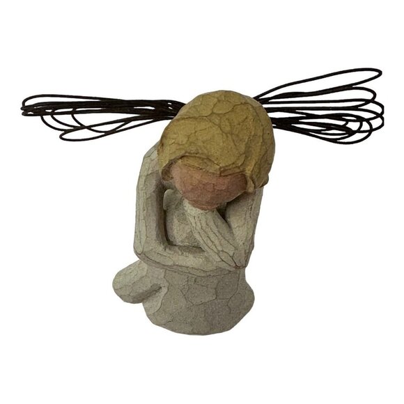 Willow Tree ANGEL OF PATIENCE Figurine 26035 Retired Vintage Collectible Statue - Picture 5 of 9